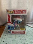 FUNKO POP DISNEY LILO & STITCH SANTA STITCH WITH SCRUMP # 983 HOT TOPIC