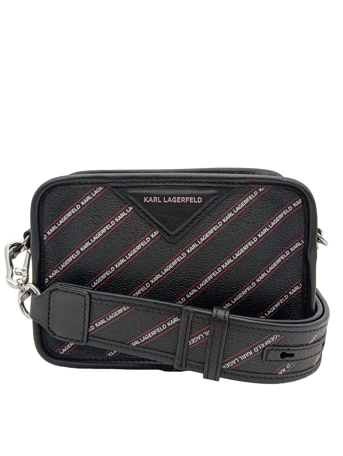 KARL LAGERFELD Bandolera Mujeres Bolsa negro look casual