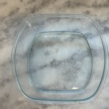 Pyrex #8101 Clear 3 Quart Casserole Dish NO LID Made In USA