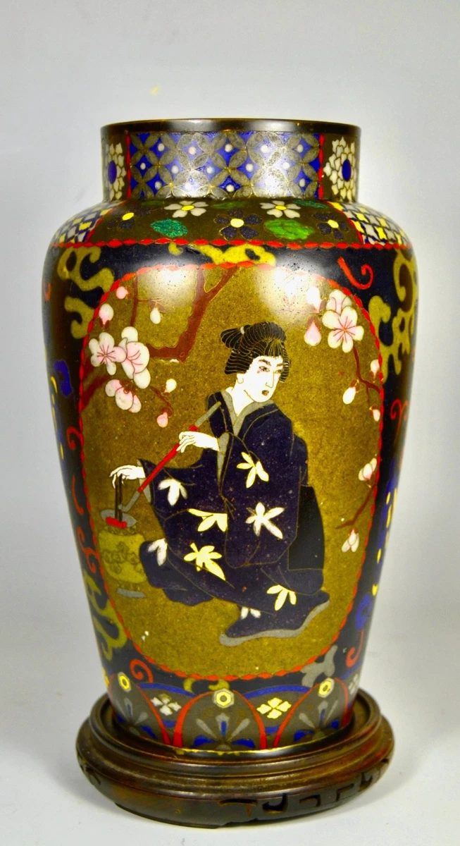 景泰蓝日本花瓶1850-1899 | eBay