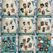 Crocs Handmade jibbitz 5pc Hunter X My Hero Academia Anime Shoe charms Set