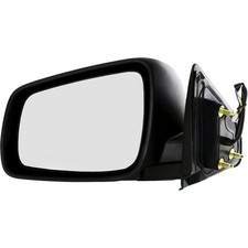 Power Mirror For 2008-2014 Mitsubishi Lancer Left Textured Black Manual Folding