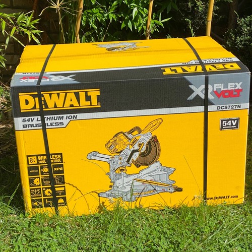 🟢 Dewalt Mitre Saw XR FlexVolt Slide 250mm 54V BOdy Unit DCS727N Boxed Original - 第 2/24 張圖片