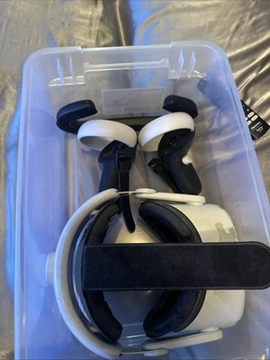 Oculus Quest 2 256GB White Full Kit with Upgraded Accessories VR Headset