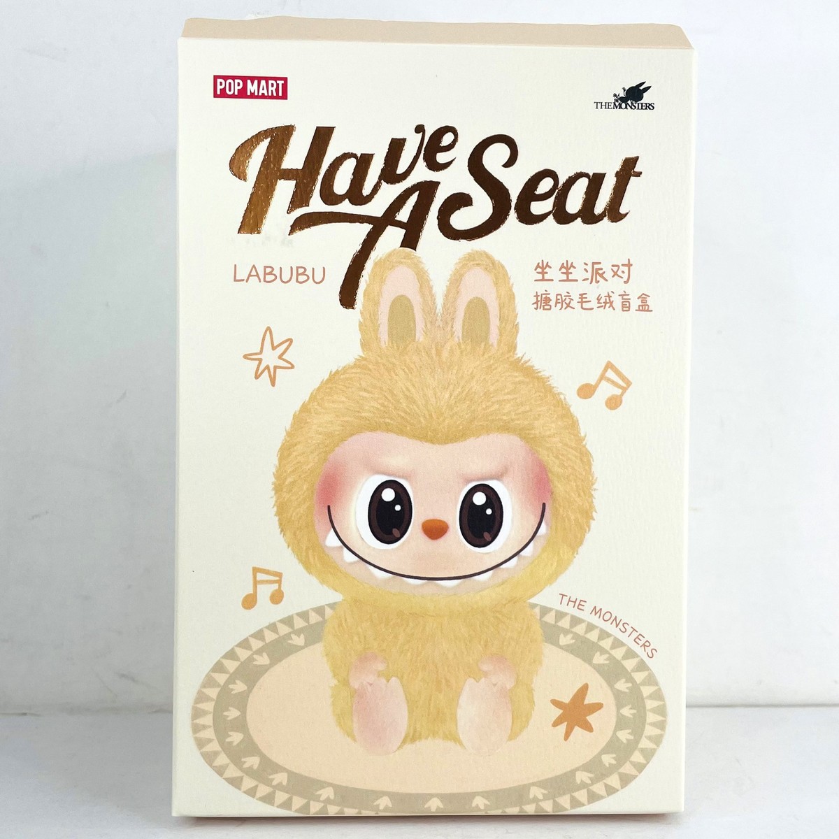 POP MART Labubu The Monsters Have A Seat Series Vinyl Plush Figure