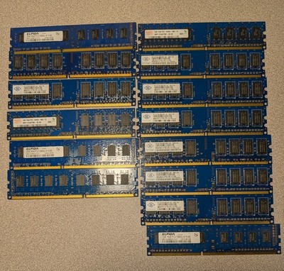 Assorted Desktop Computer RAM Memory