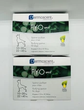 2 X Dermoscent 920-7224 Pyospot 20kg-40kg for Dogs 4Pip-Open Box-