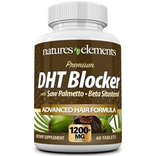 DHT Blocker for Hair Growth and Gray Hair - Essential Hair Vitamin - Men  Women
