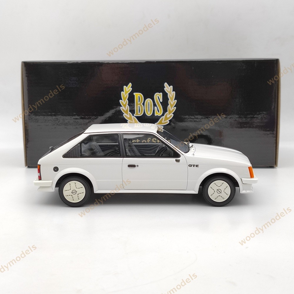 BOS 1/18 Opel Kadett D GTE White 1983 BOS070 Resin Model Car