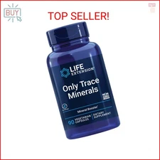 Life Extension Only Trace Minerals, a Daily dose of zinc, Chromium, Boron, Coppe