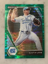 Austin Love 2021 Panini Prizm Draft Picks #PDP90 Green Pulsar Prizm