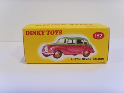 DINKY TOYS No.152 - AUSTIN DEVON - Superb custom repro / display BOX ONLY