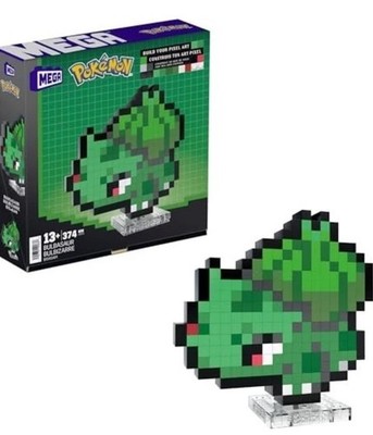 MEGA Pokemon Bulbasaur Pixel Art 374pcs New 