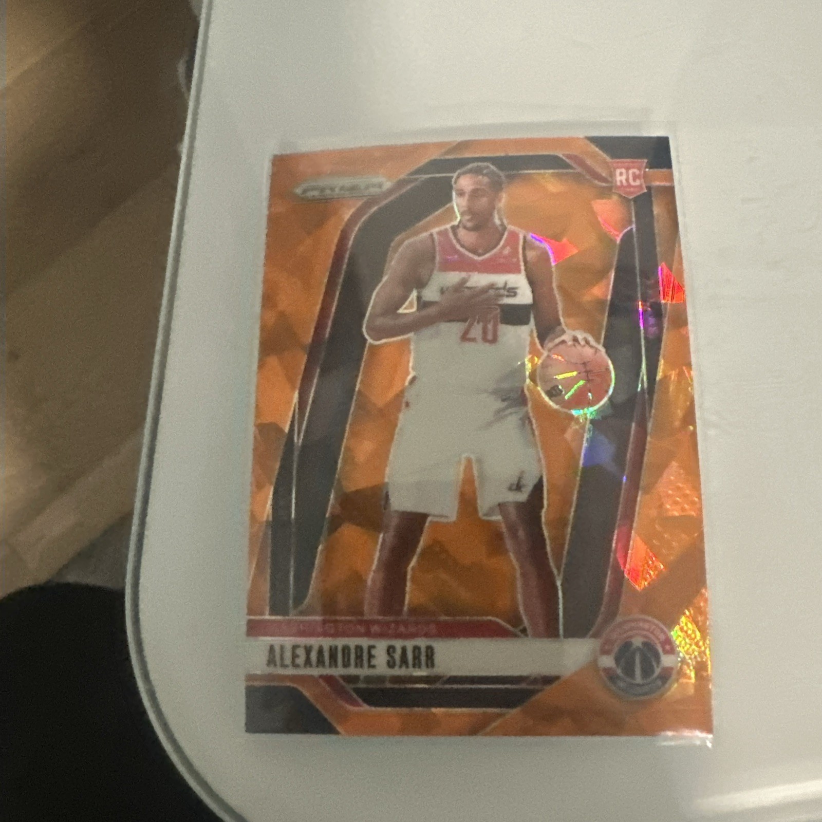 2024-25 Panini Prizm - Alexandre Sarr #264 Orange Ice Prizm (RC)