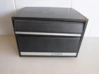 Vintage Nintendo NES 2-Drawer 28 Game Controller Zapper Storage Case, needs glue