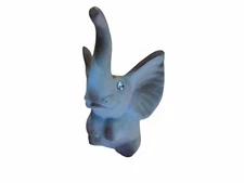 Ceramic Elephant With Rhinestone Eyes Figurine