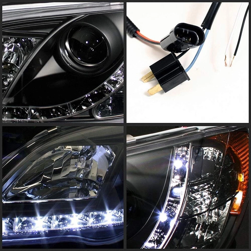 Светодиодные DRL 2004-2009 для Mazda 3 седан фары галогенные прожекторы фары LH + RH - Изображение 2 из 4