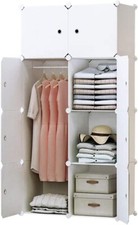 Wardrobe wardrobe system modular clothes 8 cubes b287
