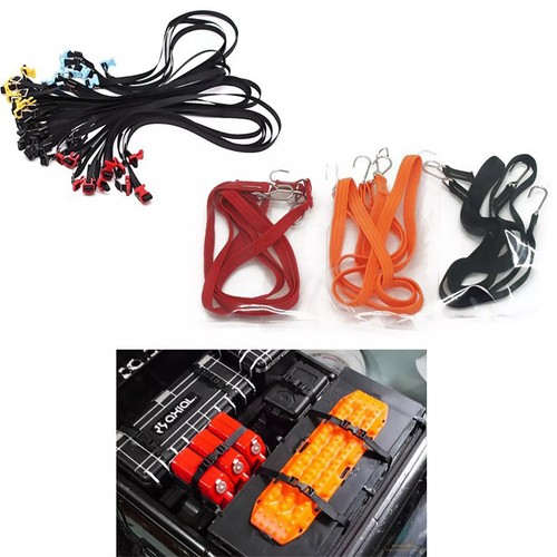 Cinghie di fissaggio portapacchi da tetto in corda per SCX10 / TRX4 RC accessori auto - Foto 8 di 22