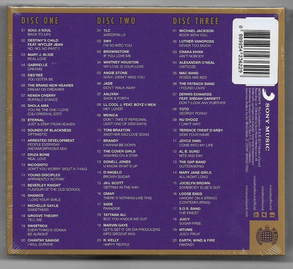 Throwback Grooves / 3 CDs / Digipak / Ministry Of Sound / NEU & OVP - Bild 2 von 2