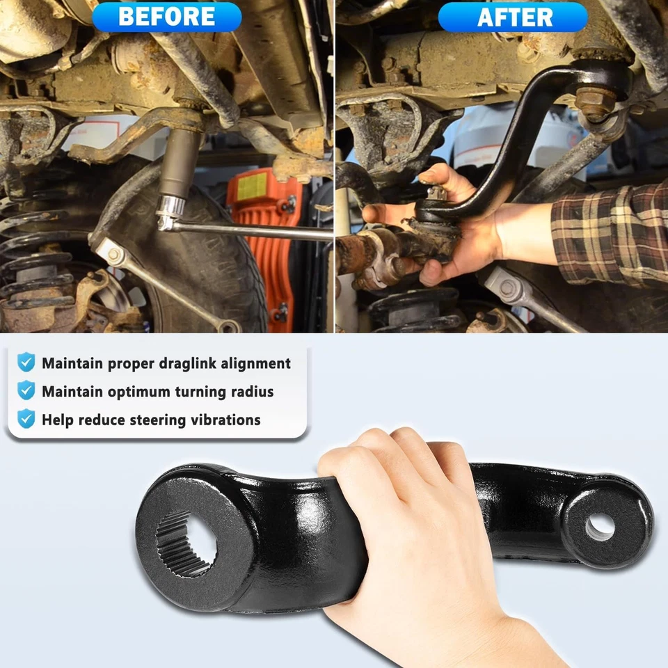 6610 Drop Pitman Arm 6"-7" Lift Kit for 84-01 Jeep Cherokee XJ 86-92 Comanche MJ - Image 4 of 4