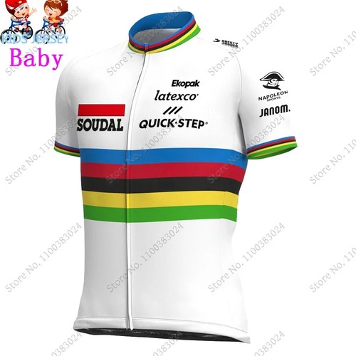 Cycling Jersey Set Boys Girls Yellow Cycling Clothing Children Bike Suit MTB - Picture 16 of 45