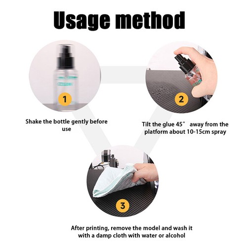 Adhesive Spray For Printing ABS PLA+ PETG Anti Warping Glue Spray Adhesive - Zdjęcie 2 z 8