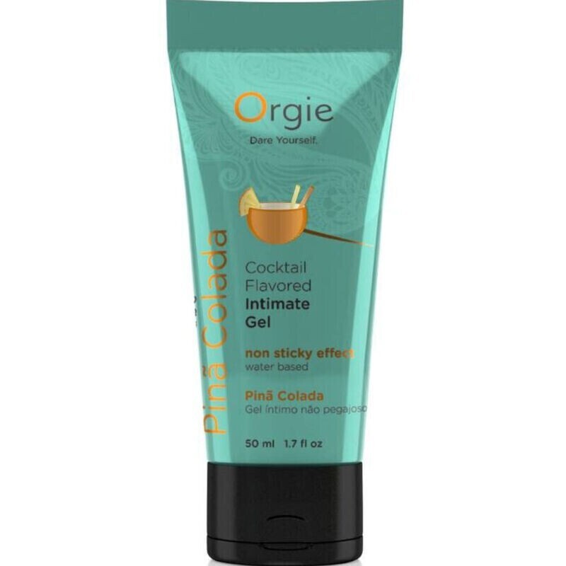 LUBRIFICANTE INTIMO ANALE VAGINALE AROMATIZZATO PINA COLADA BACIABILE 50 ML