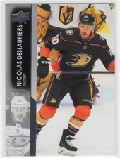 Nicolas Deslauriers 21-22 Upper Deck Series 1 Base Common #1 Anaheim Ducks