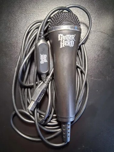 Guitar Hero USB Microphone for Xbox 360 PS3 Wii Mic Red Octane F1