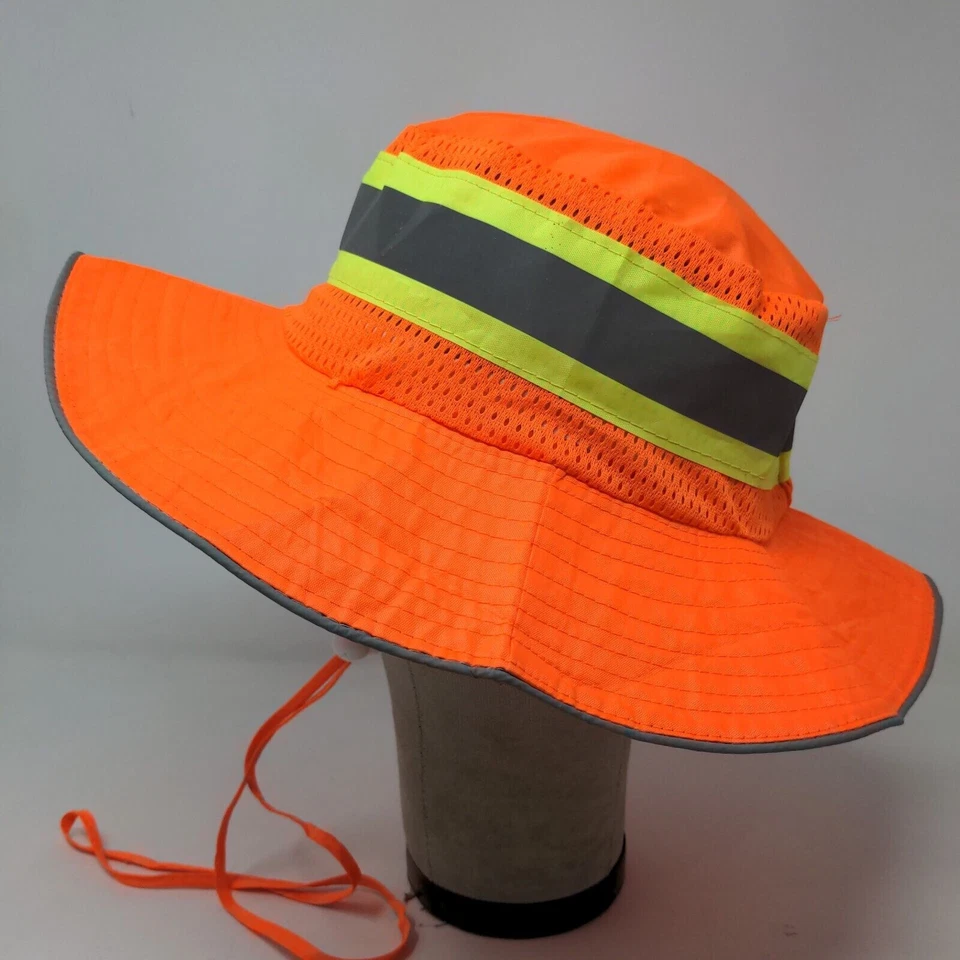 Ironwear Men's 1271-O Safety Boonie Hat Bright Orange 100% Polyester - Image 4 of 4