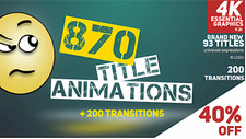 870 Title Animations Pack  