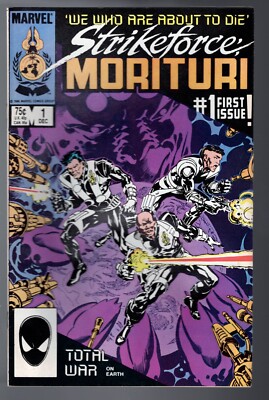 STRIKEFORCE: MORITURI #1 - MARVEL 1986 - BAGGED BOARDED - VG (4.0)