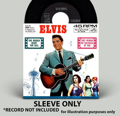CINEMA SLEEVES COLLECTION ~ Elvis Presley Novelty 45 rpm Picture Sleeves - Picture 7 of 19