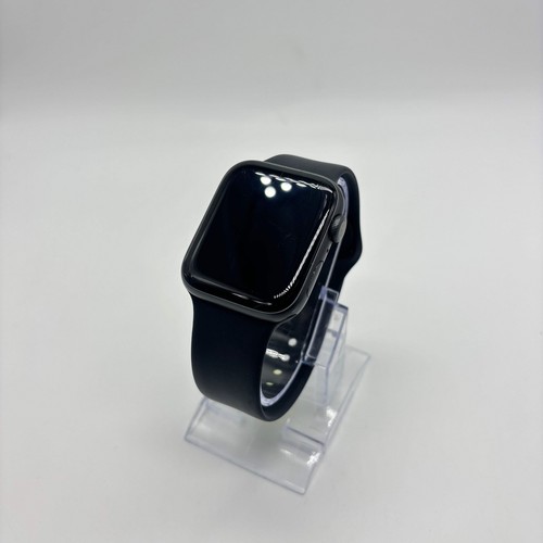 GPS Only Apple Watch Series 5 44MM Black Aluminum Black Sport Band MWVF2LL/A - Zdjęcie 8 z 8