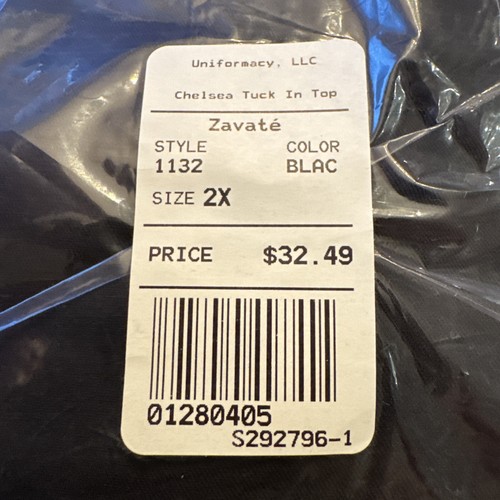 Zoe Alexandra Chelsea Tuck In Scrub Top style 1132 Size 2XL - Picture 5 of 8