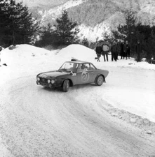 Pauli Toivonen Jyrki Ahava Lancia Fulvia 1967 Rally Car Old Photo 5