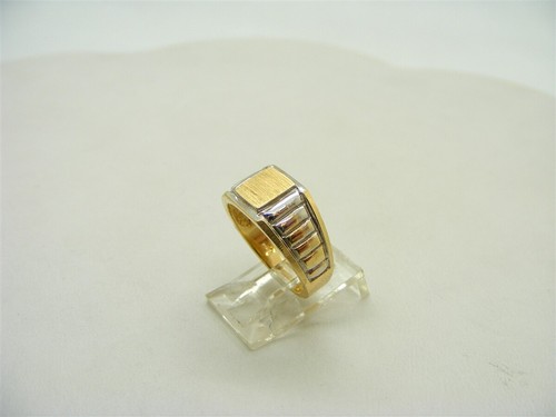 Signet Two Tone Ring - Picture 3 of 3