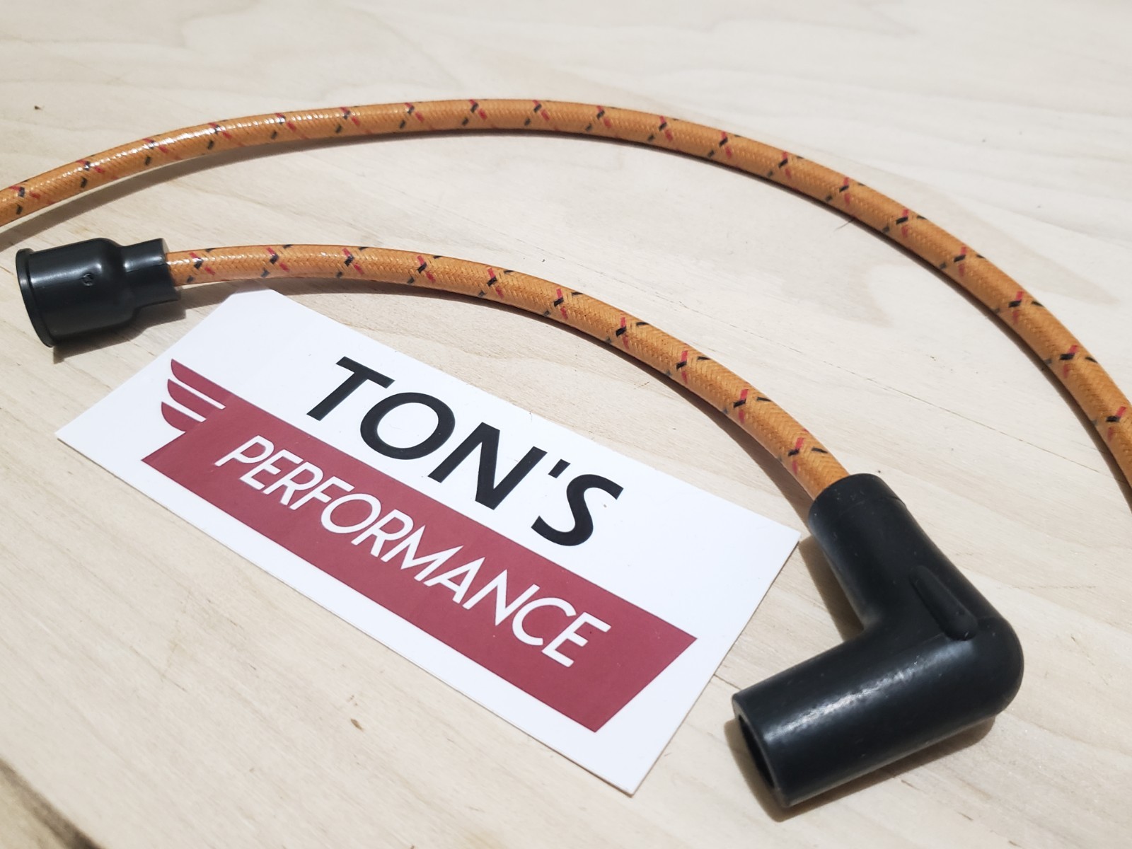 Harley Davidson Big Twin 9198 FXD Dyna Softail Spark Plug Wires Orange