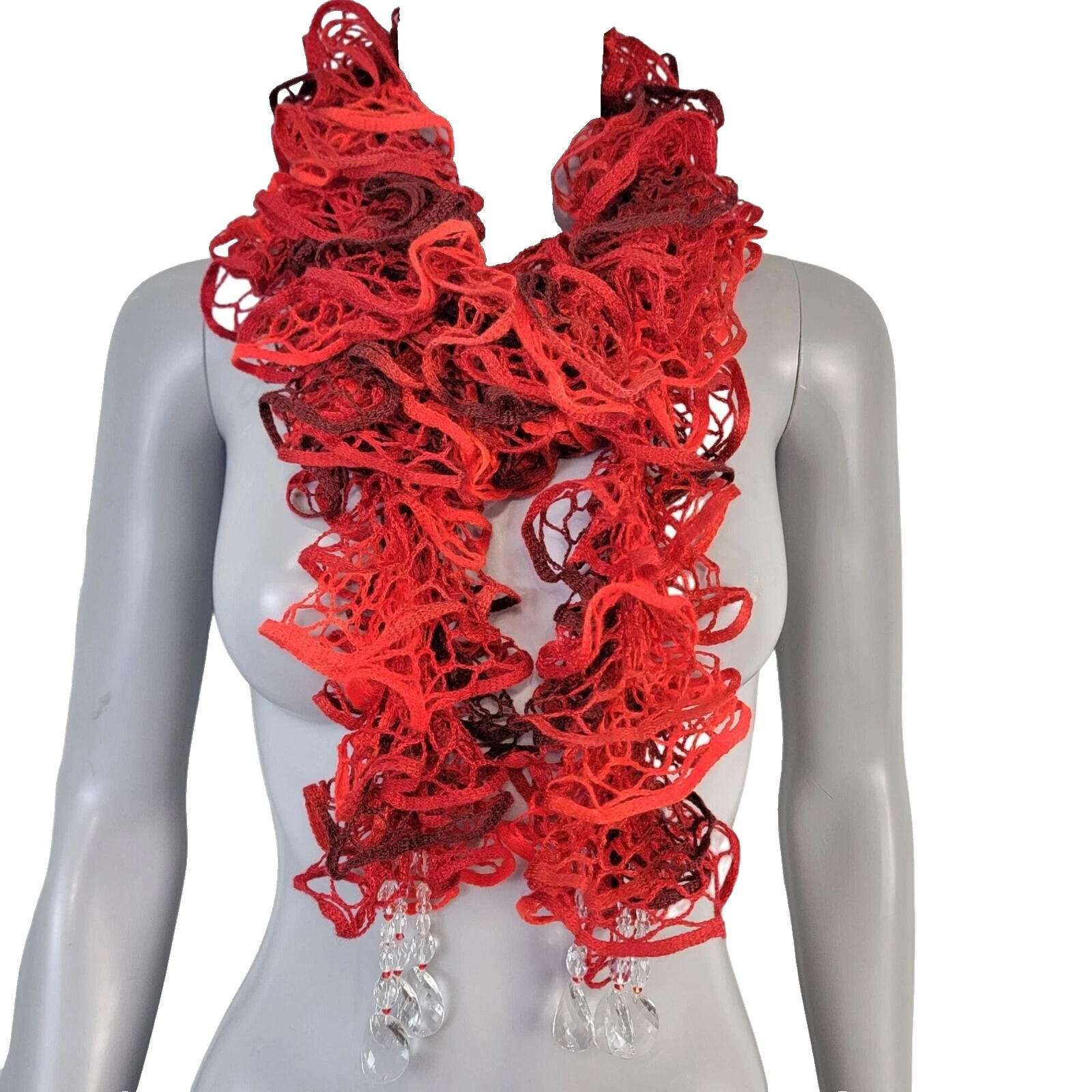 Bufandas y estolas sólido con Cuentas para Mujeres