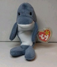 TY Beanie Babies Echo The Dolphin 1996 Mint W/Tag