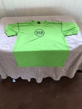 TN5- MOE'S SOUTHWEST GRILL Lime Green Size XL Cotton T-Shirt Salsa Over Burritos