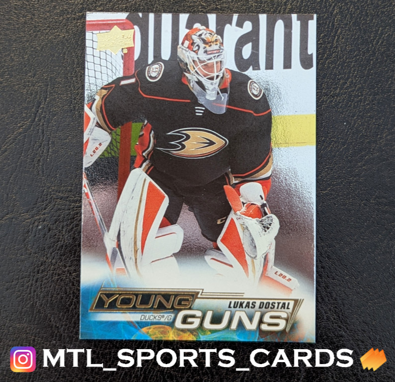 2022-23 Upper Deck #203 Lukas Dostal Young Guns Silver Foil Rookie