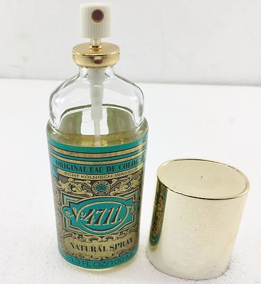 4711 Echt Kolnisch Wasser Eau de Cologne Natural Spray 3.3 oz About 2/3 Full