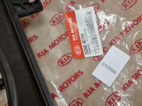 Kia Sedona Carnival Radiator Fan Shroud 2006-2014 253504D760 Genuine NEW OEM - Picture 5 of 10