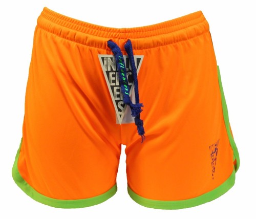 PANTALONCINI DONNA SHORTS TG. S ARANCIONE INFLUENCER PANTALONCINO MALIBU' CORTI - Foto 2 di 3