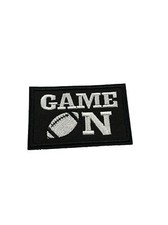 Patch Football Game On Hook Loop For Hats Clothing Biker Vests Bags