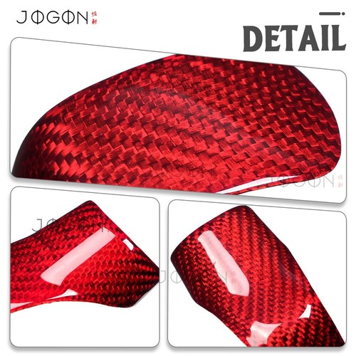 Red Carbon For Lexus IS300 350 500 AWD IS F 21-2025 Gear Shift Knob Lever Covers - Picture 2 of 15