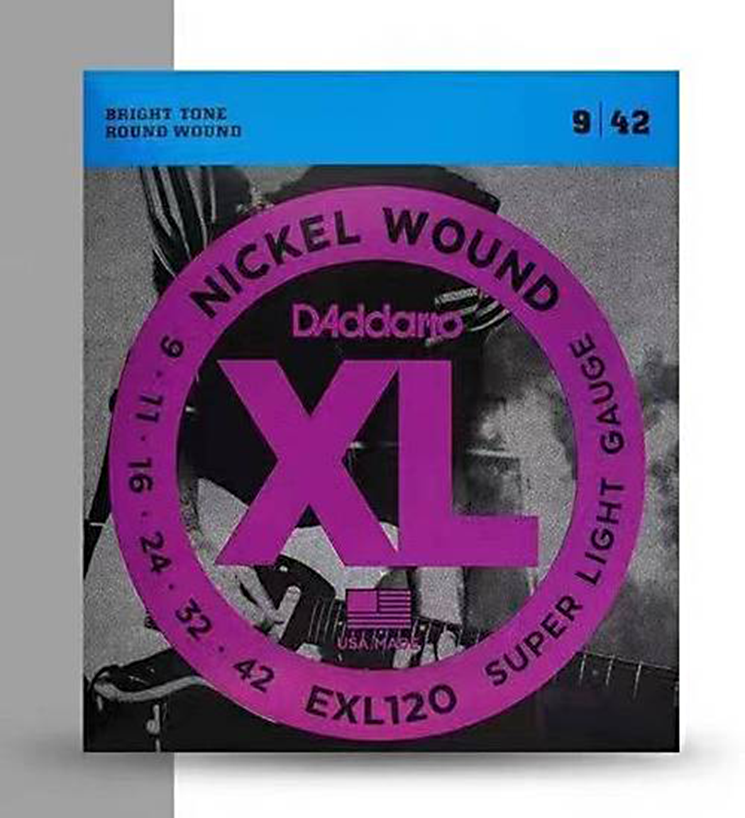3 Sets D'Addario EXL120 Electric Guitar Strings 942 Regular Light Sets