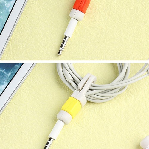 8 Pcs Schutzhülle Für Datenkabel Kabelwickler Ohrhörer-Gurt-Organizer - Afbeelding 7 van 11